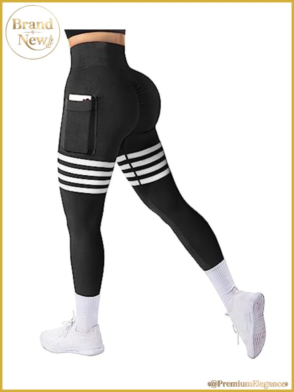 Seamless Workout Leggings Scrunch Butt Lift High Waisted Yoga Pants